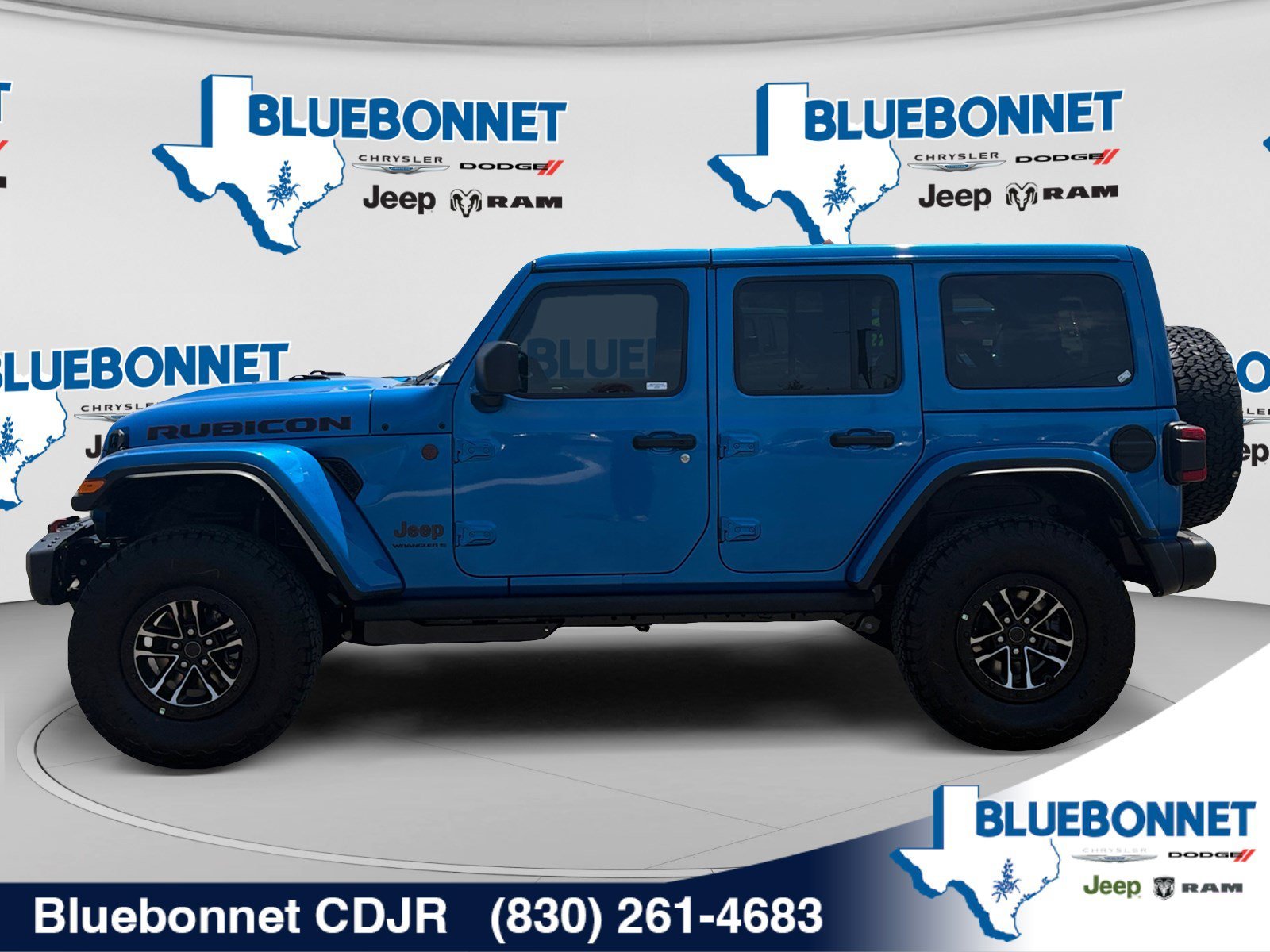 New 2026 Hydro Blue Pearl-Coat Exterior Paint Jeep Rubicon X image 8