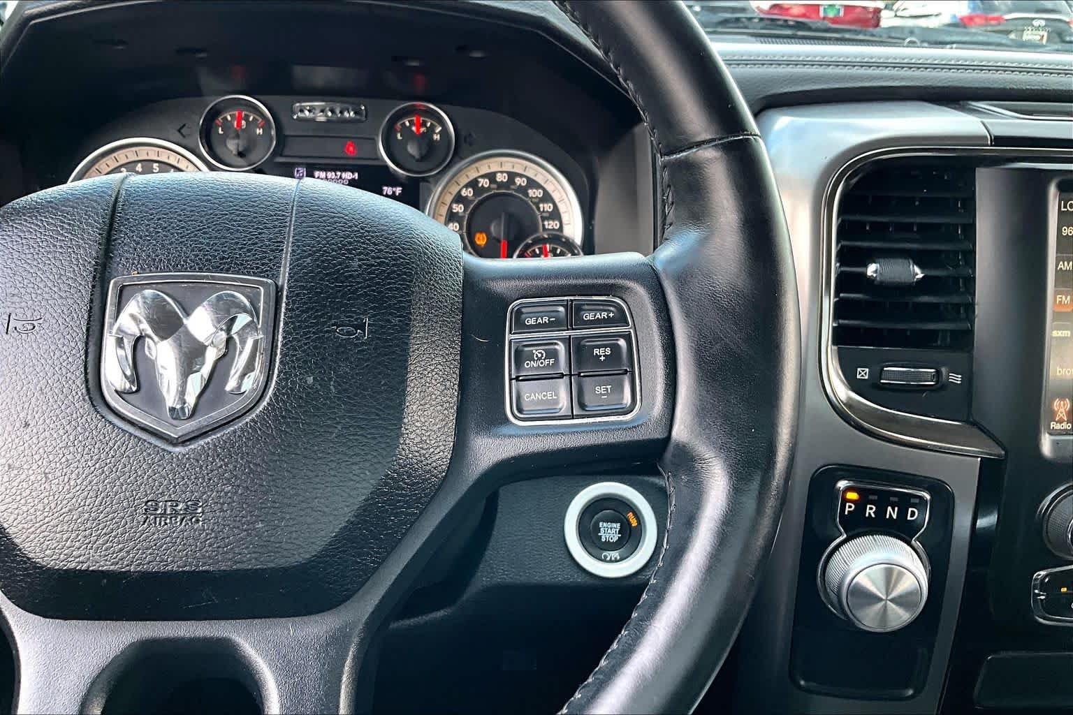 Used 2017 Brilliant Black Crystal Pearlcoat Ram Sport image 25