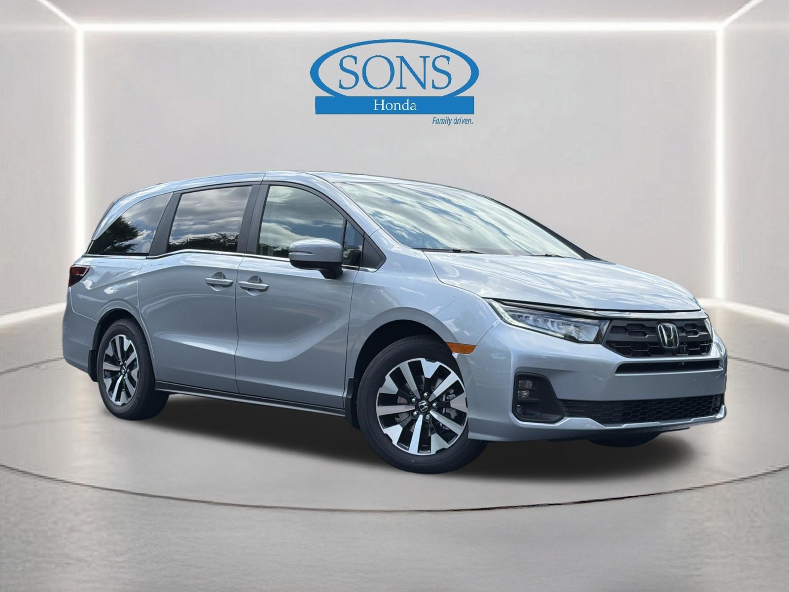 New 2026 Solar Silver Metallic Honda EX-L image 1