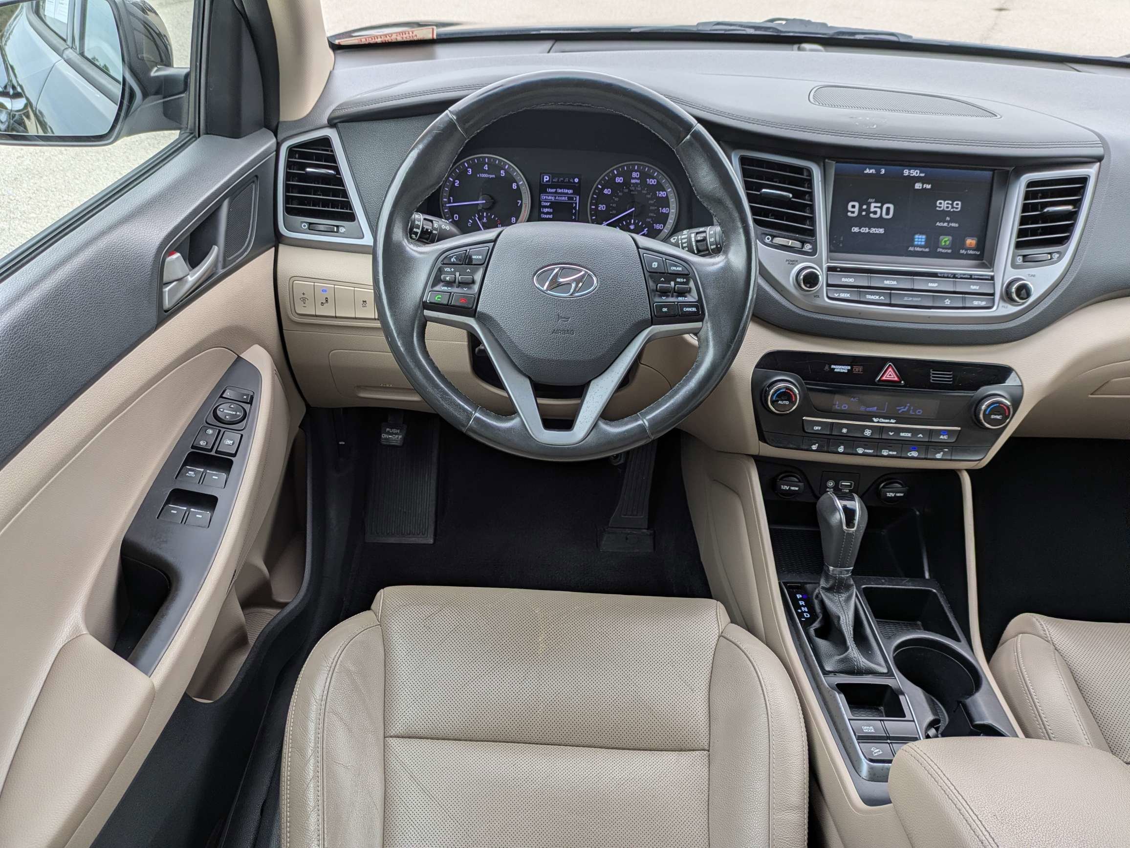 Used 2018 Black Noir Pearl Hyundai Limited image 17