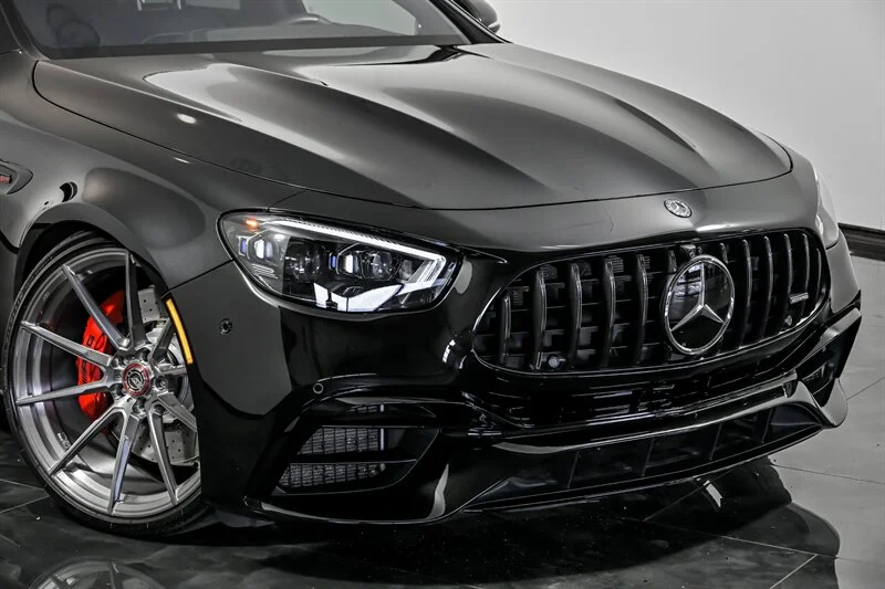Used 2021 Obsidian Black Metallic Mercedes-Benz AMG® E 63 S-RENNTECH TUNE-AL13 WHEELS-PPF! image 2