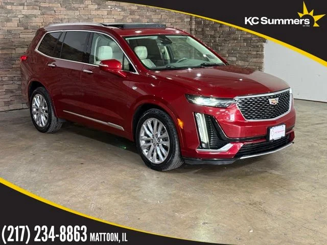 Used 2020 Red Cadillac Premium Luxury image 1
