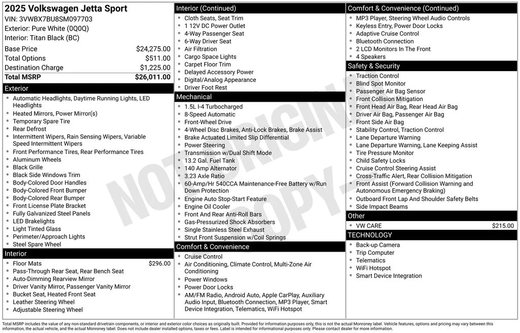 2025 Volkswagen Jetta Sport - Photo 29