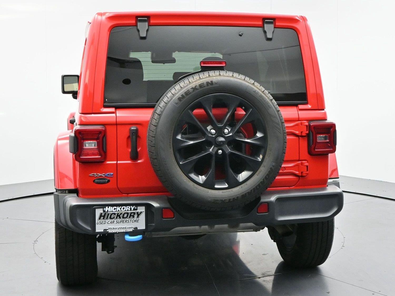 Used 2024 Firecracker Red Clearcoat Jeep Sahara image 6