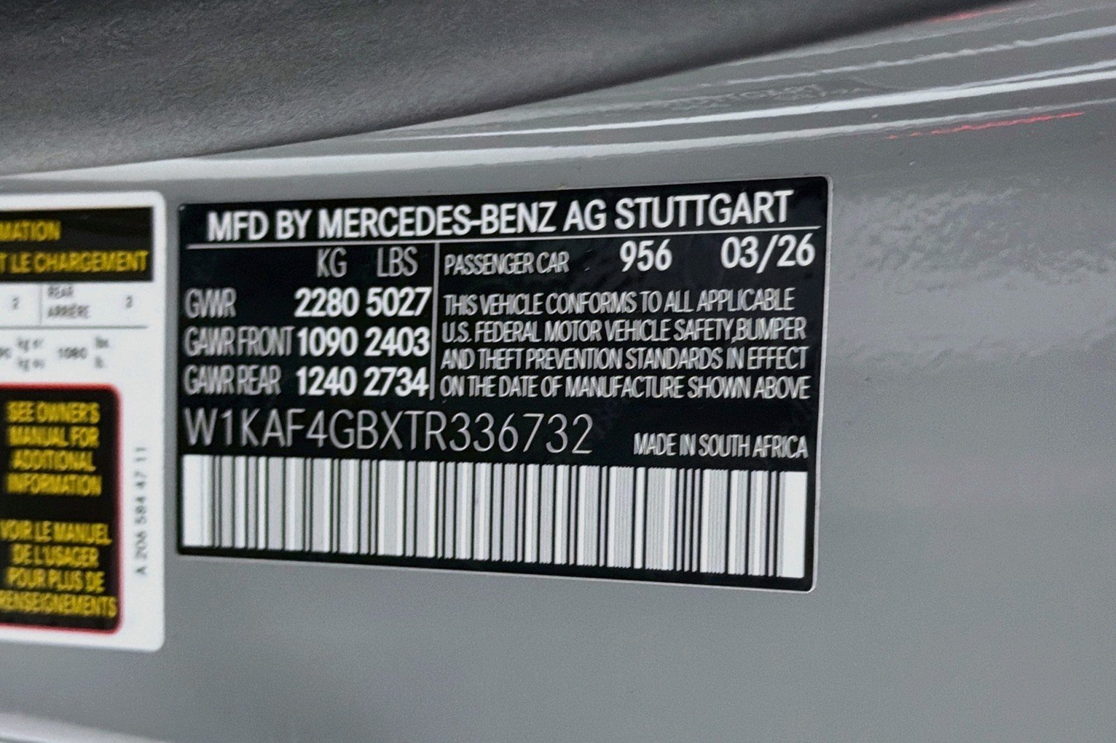 New 2026 MANUFAKTUR Alpine Grey Mercedes-Benz C 300 Sedan image 24