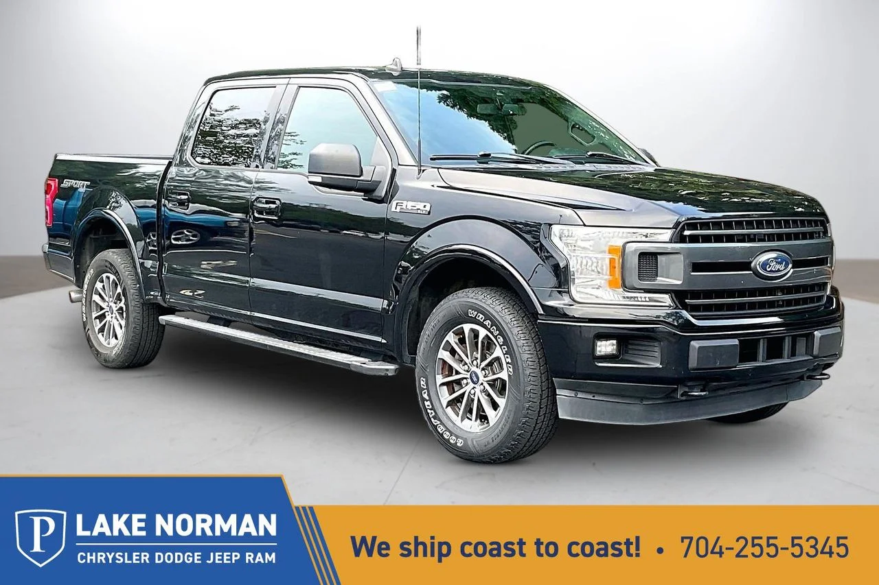 Used 2020 Black Ford XLT image 1