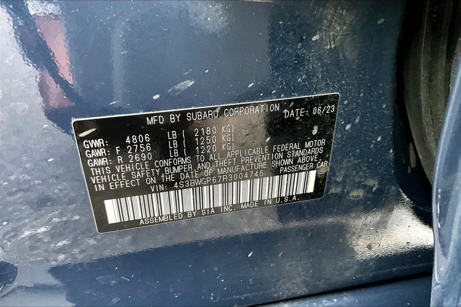 Used 2024 Blue Subaru Touring XT image 17