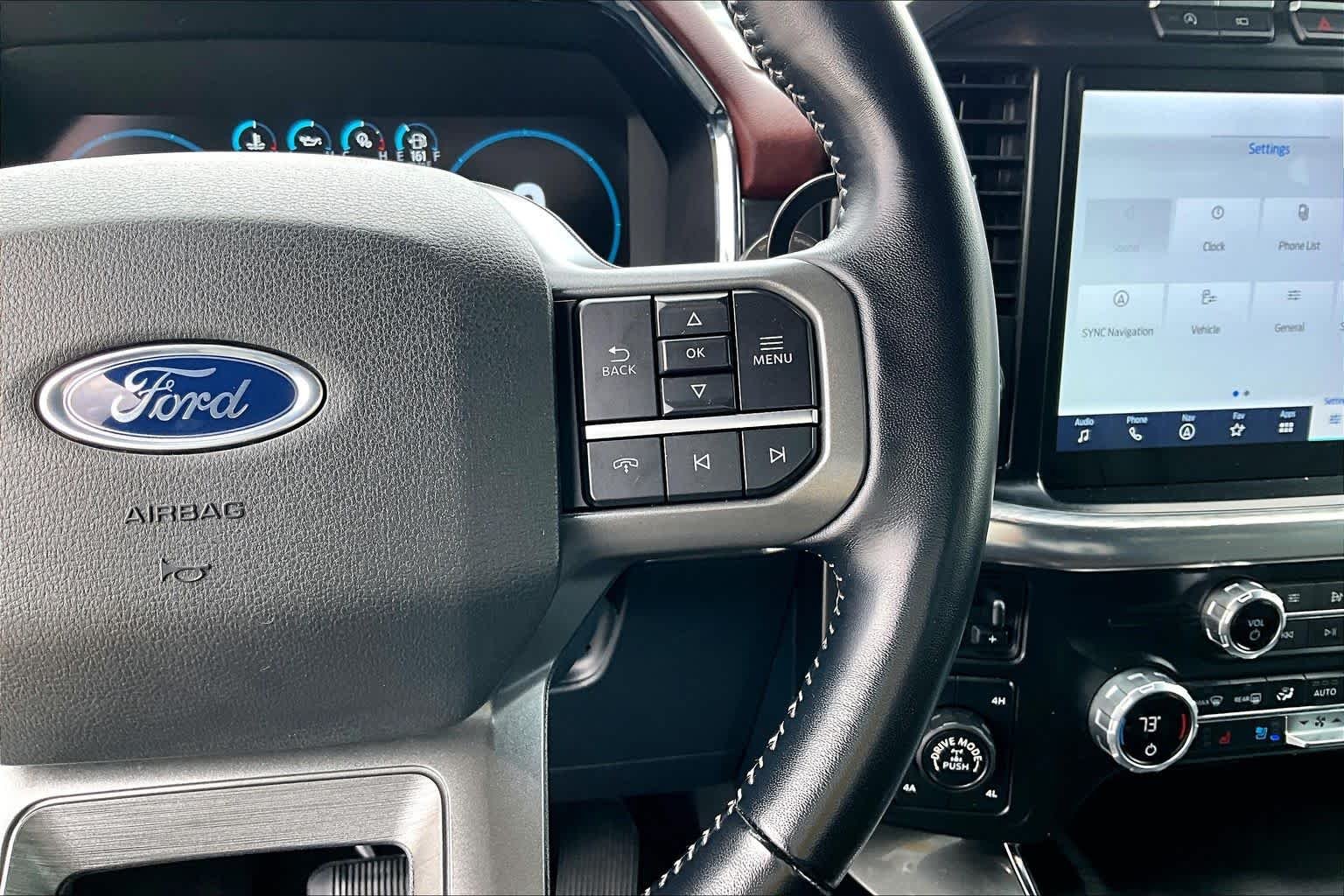 Used 2021 Carbonized Gray Metallic Ford LARIAT image 25