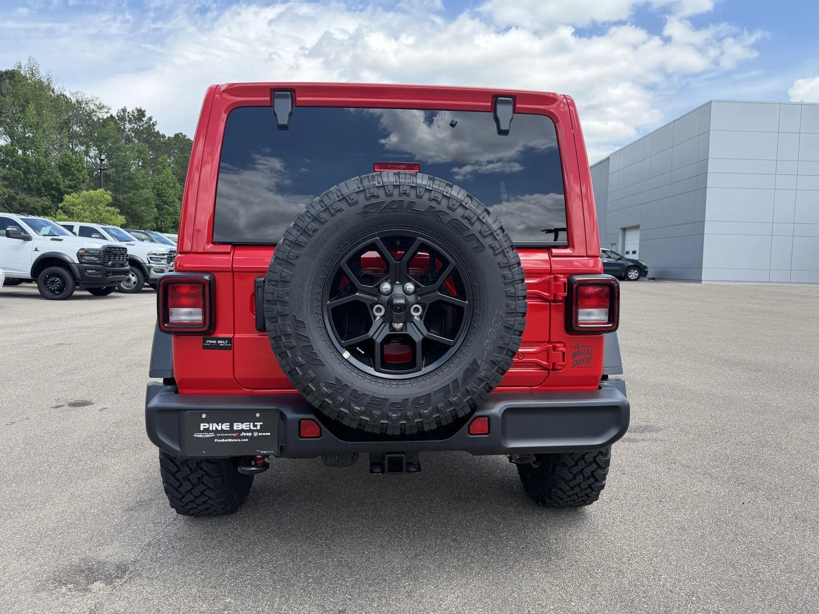New 2026 Firecracker Red Clear-Coat Exterior Paint Jeep Willys image 5