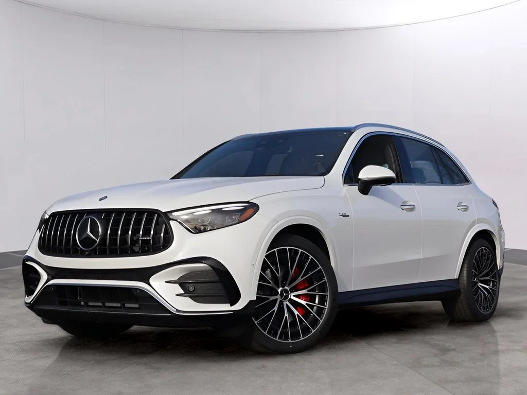 New 2026 MANUFAKTUR Moonlight White Metallic Mercedes-Benz GLC 43 AMG® image 1