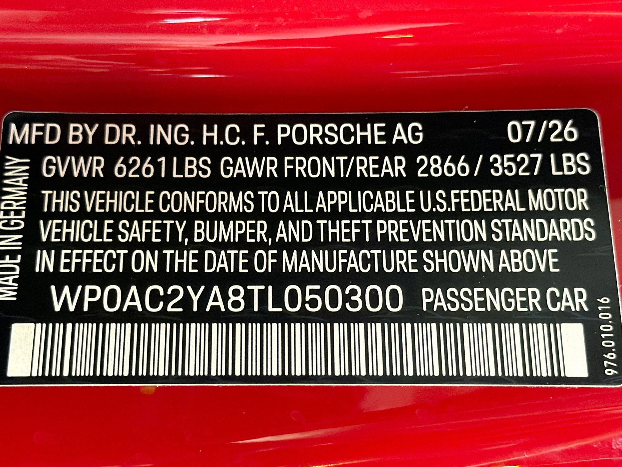 New 2026 Carmine Red Porsche 4S E-Hybrid image 41