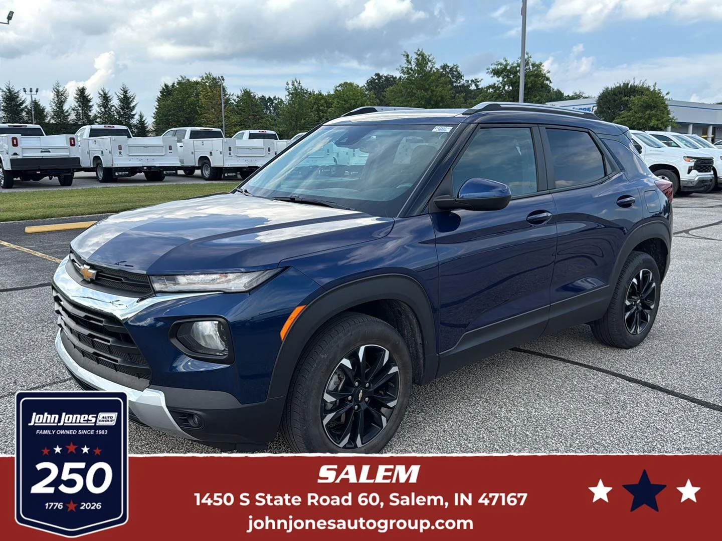 Used 2023 Blue Glow Metallic Chevrolet LT image 1