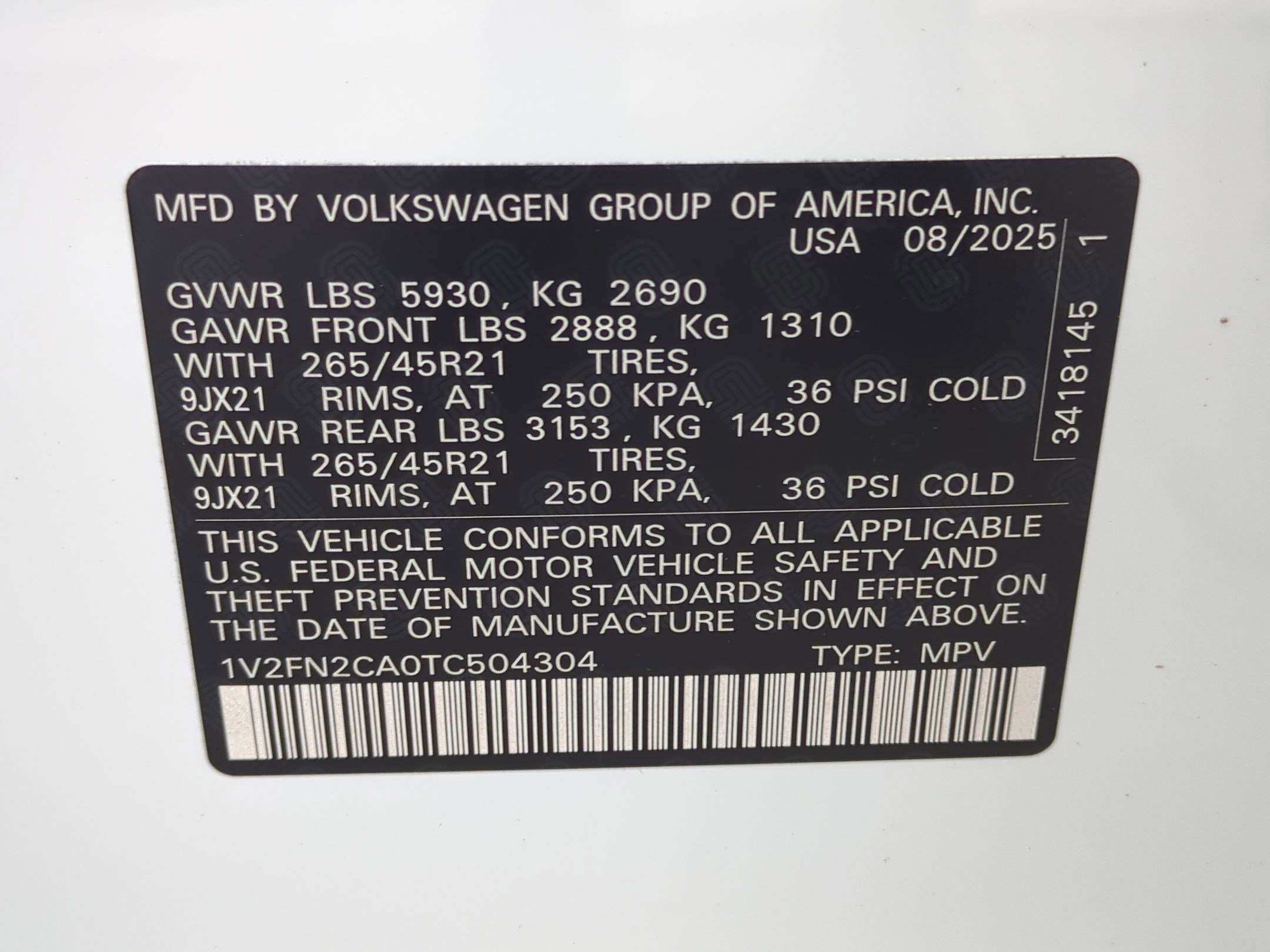 2026 Volkswagen Atlas SEL Premium R-Line - Photo 19