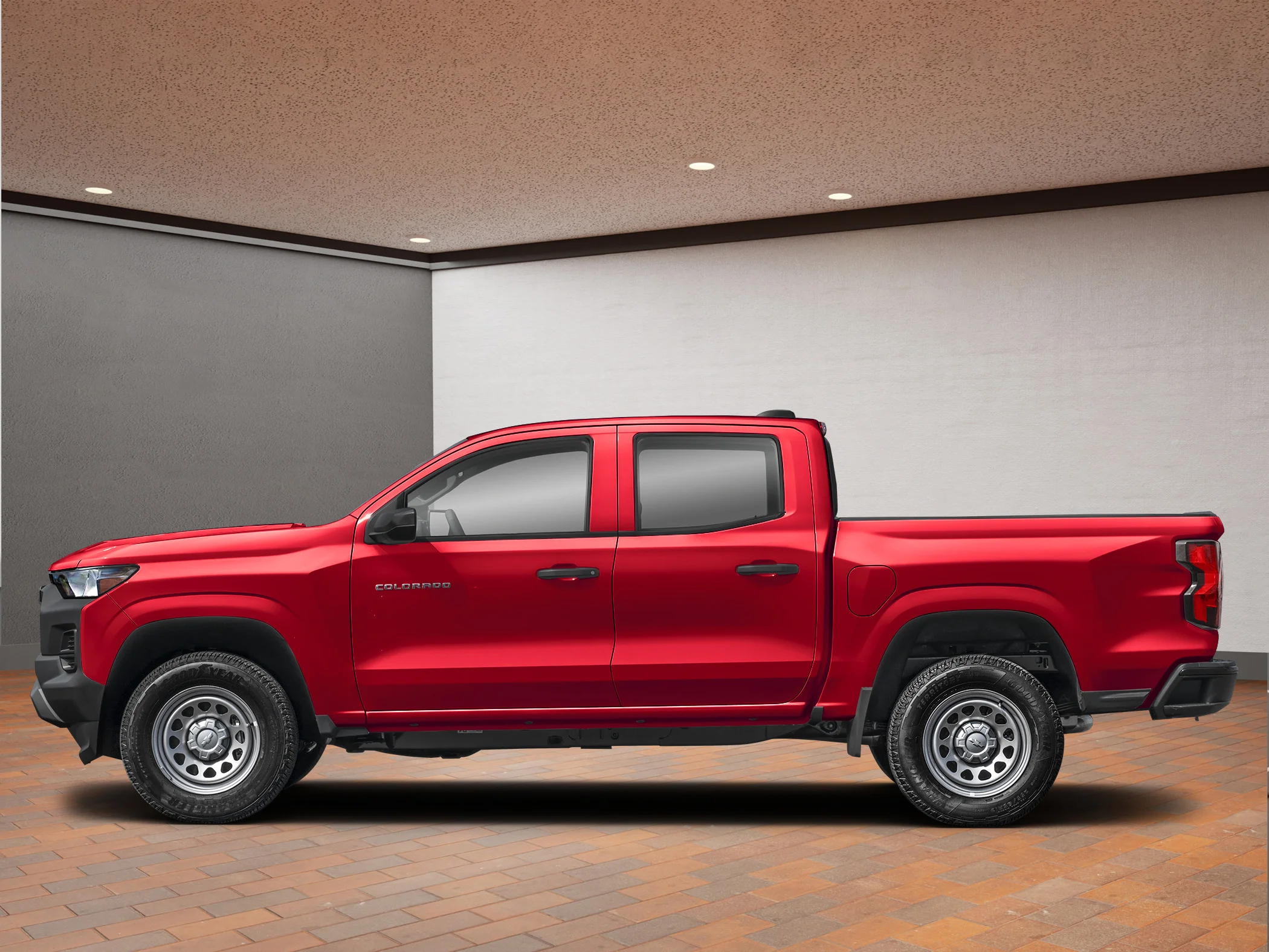 New 2026 Red Chevrolet Crew Cab Short Box 4-Wheel Drive Trail Boss image 3