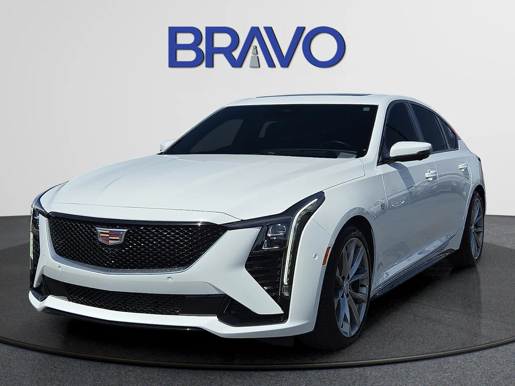 Used 2025 Summit White Cadillac Sport image 1