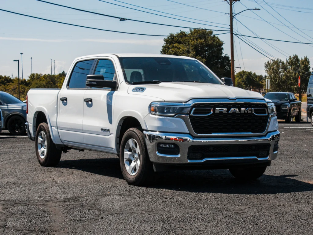 Used 2025 Bright White Clearcoat Ram Big Horn image 3