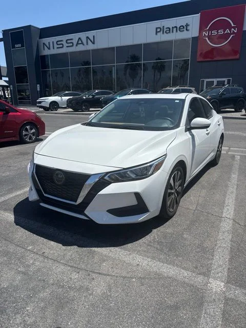Used 2023 Aspen White Nissan SV image 1