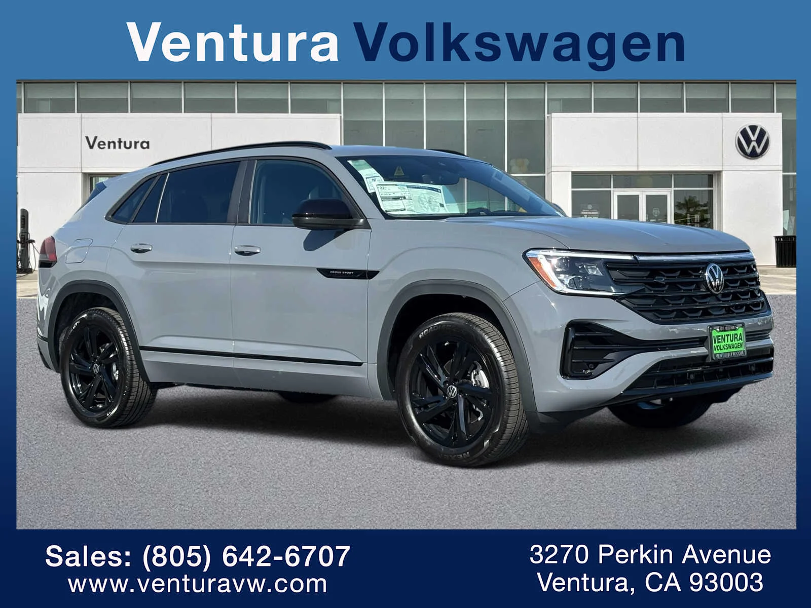 2026 Volkswagen Atlas Cross Sport 2.0T SEL R-Line Black