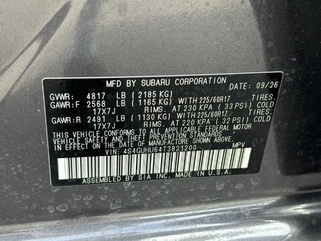 New 2026 MAGNETITE GRAY PEARL Subaru Wilderness image 38