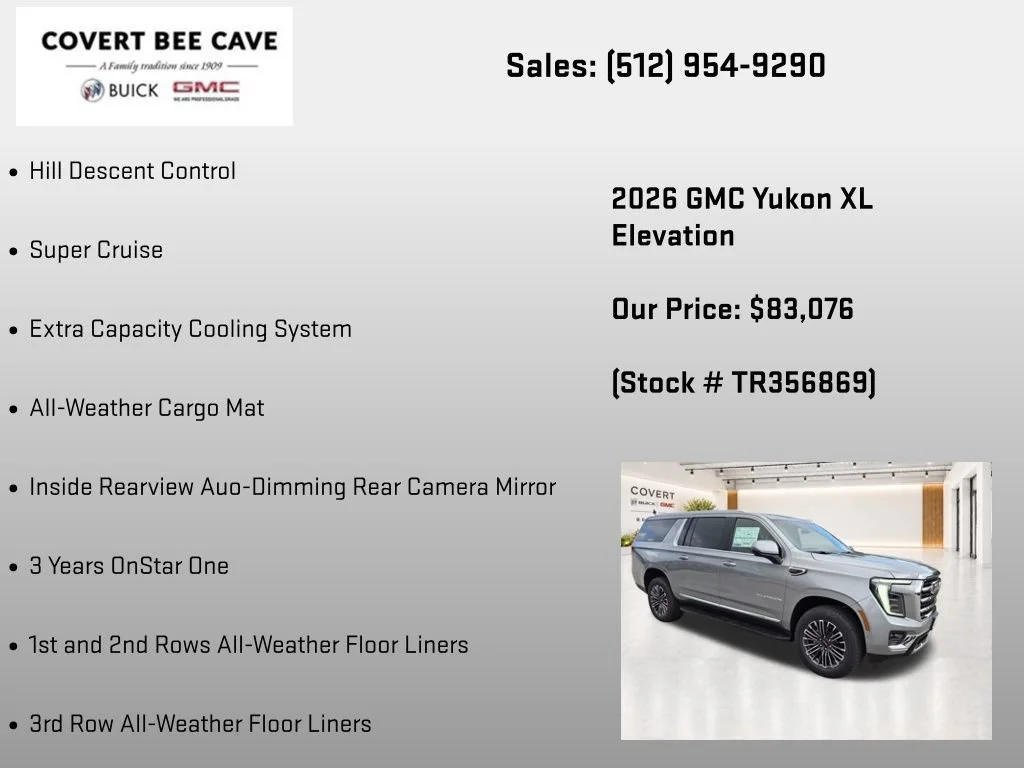 New 2026 Sterling Metallic GMC Elevation image 31