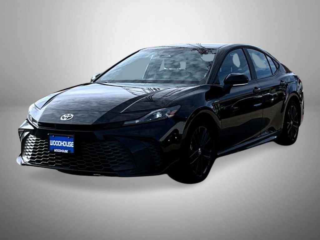 Certified Used 2025 Black Toyota SE image 1