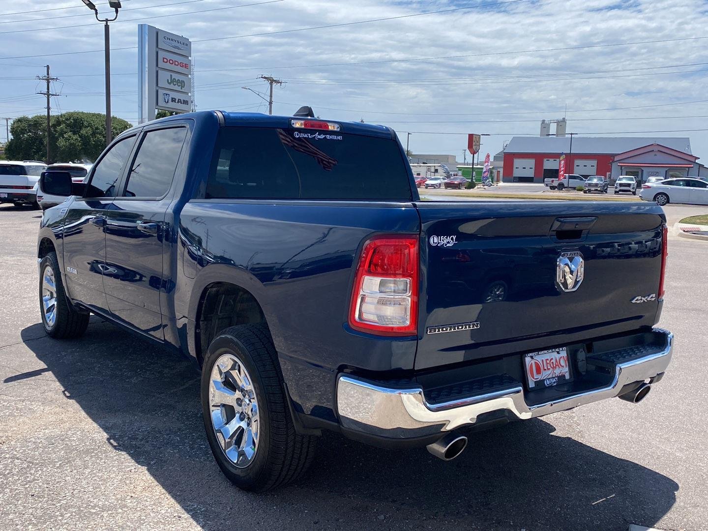 Used 2022 Patriot Blue Pearlcoat Ram Big Horn image 3