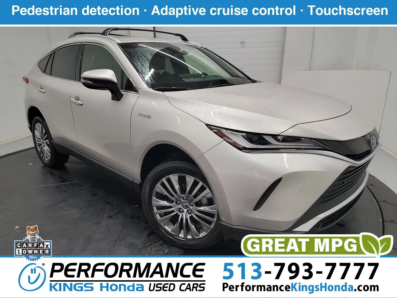 Used 2021 Titanium Glow Toyota Limited image 1
