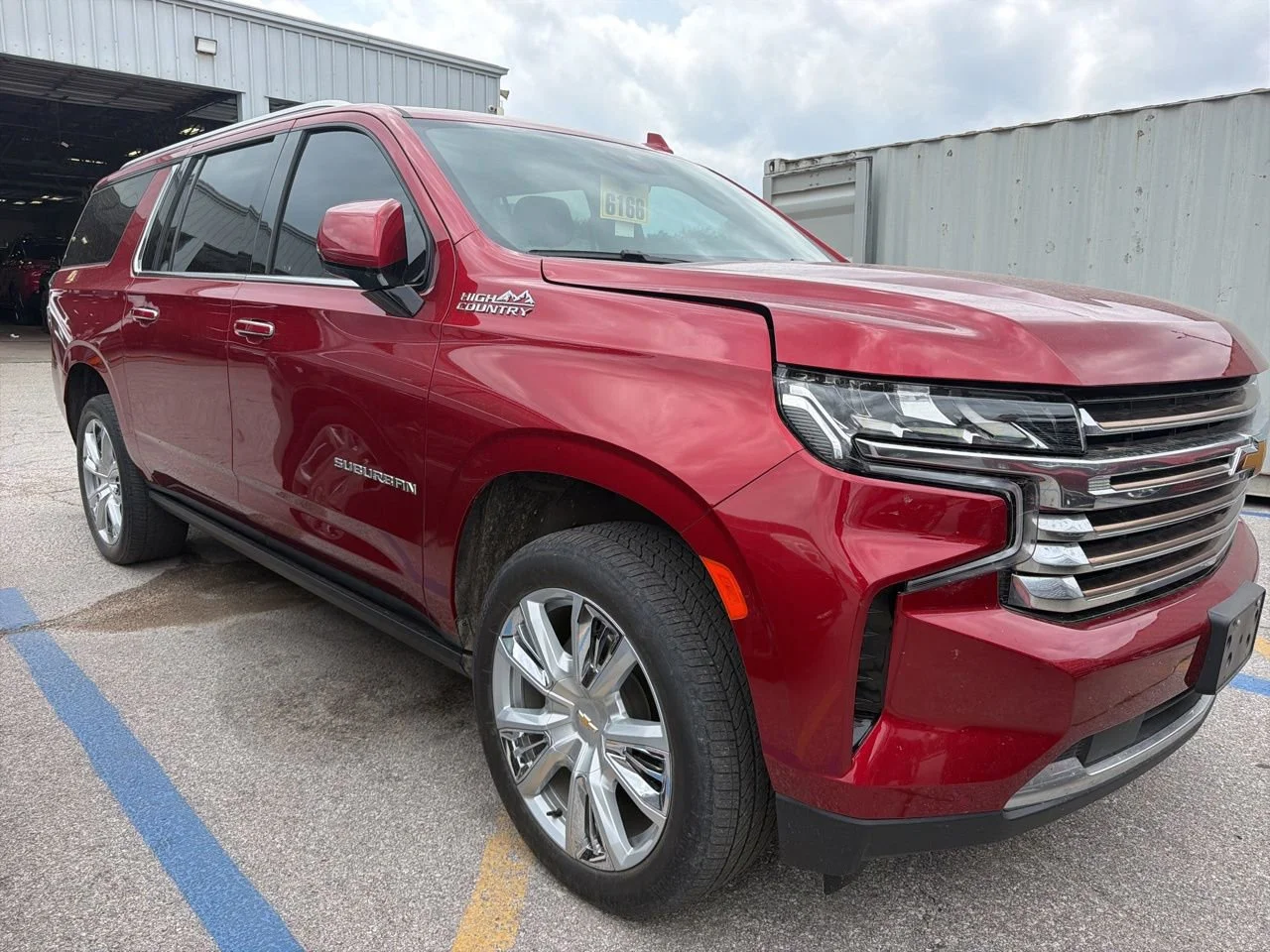Used 2024 Radiant Red Tintcoat Chevrolet High Country image 3