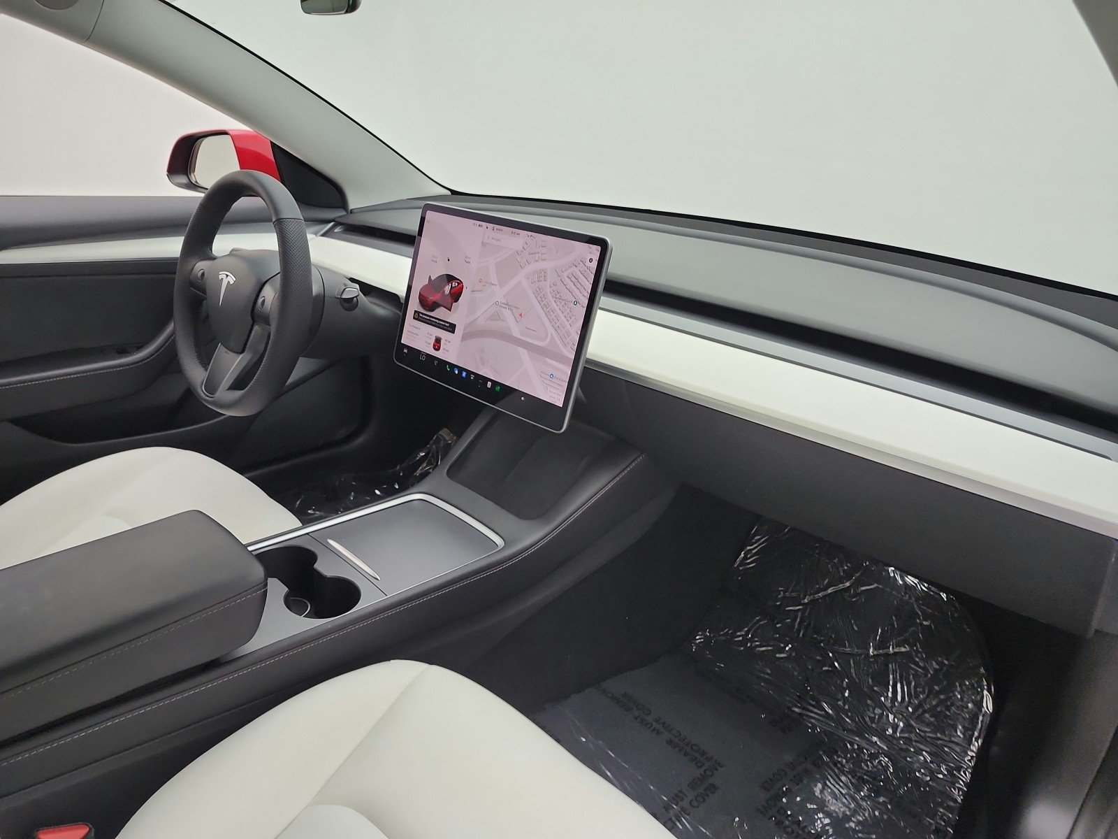 Used 2022 Red Multi-Coat Tesla Performance AWD image 29