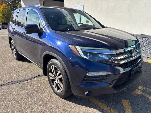 Certified Used 2016 Blue Honda EX image 1