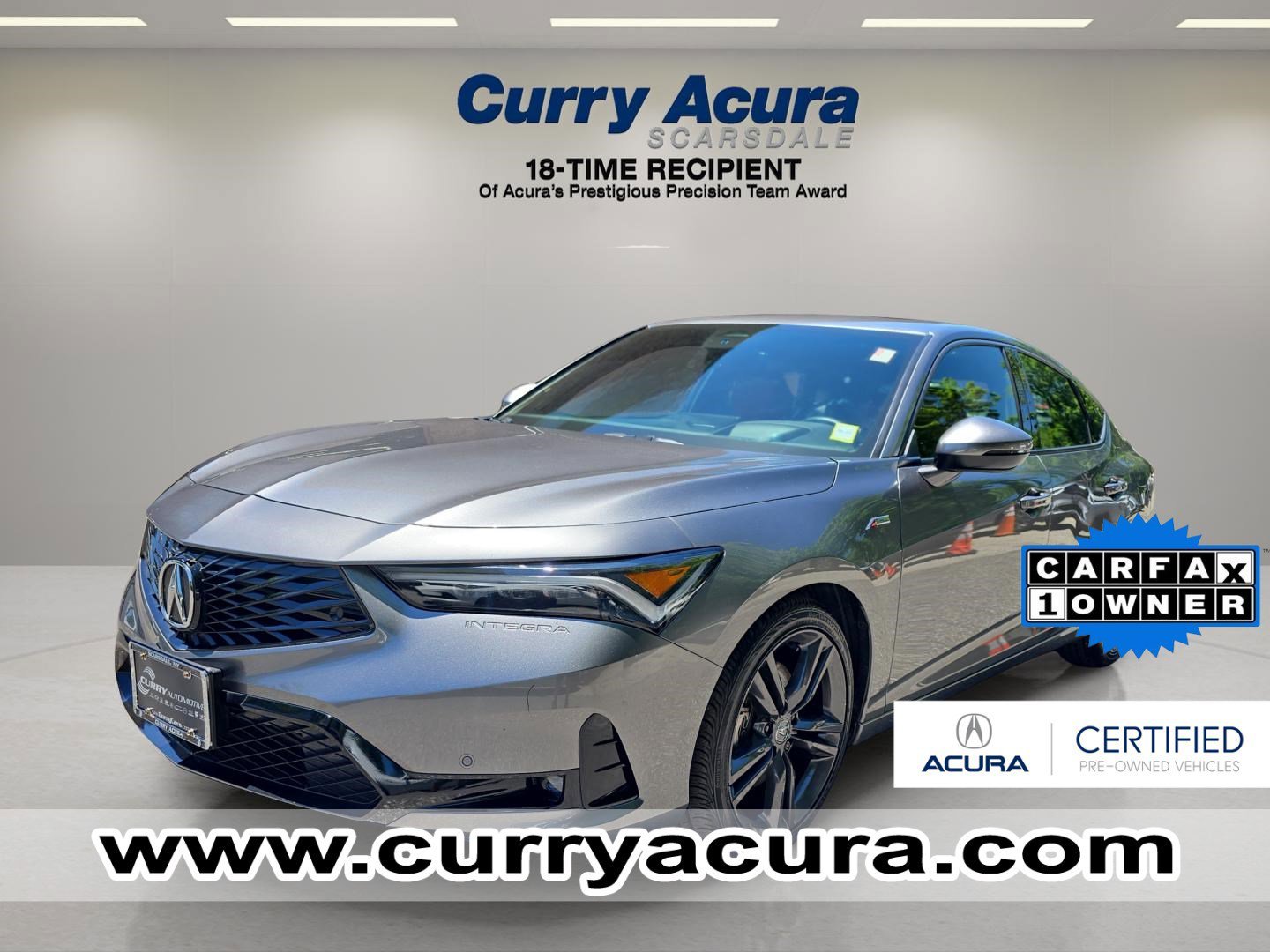 Certified Used 2024 Liquid Carbon Metallic Acura w/A-Spec Technology Package image 1