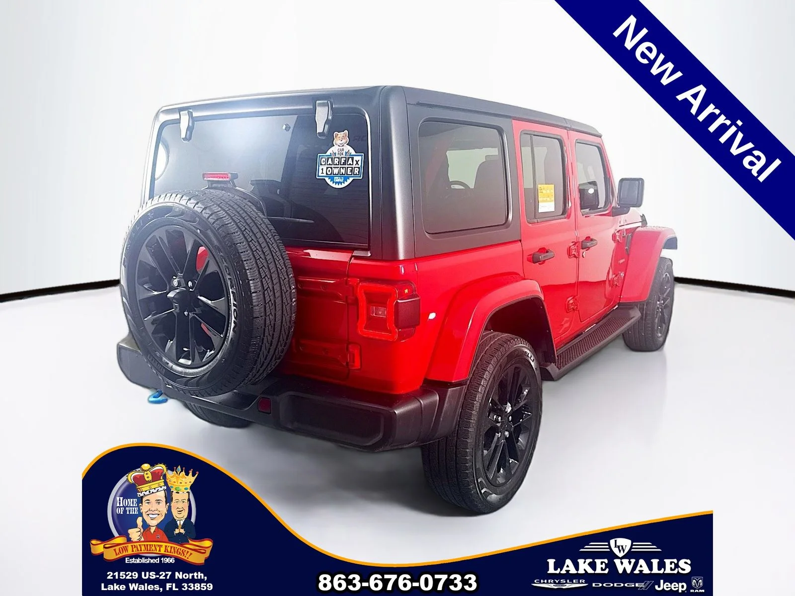 Used 2023 Red Jeep Sahara 4xe image 7