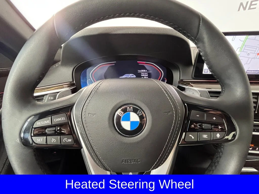 Certified Used 2023 Dark Graphite Metallic BMW 530i xDrive image 12