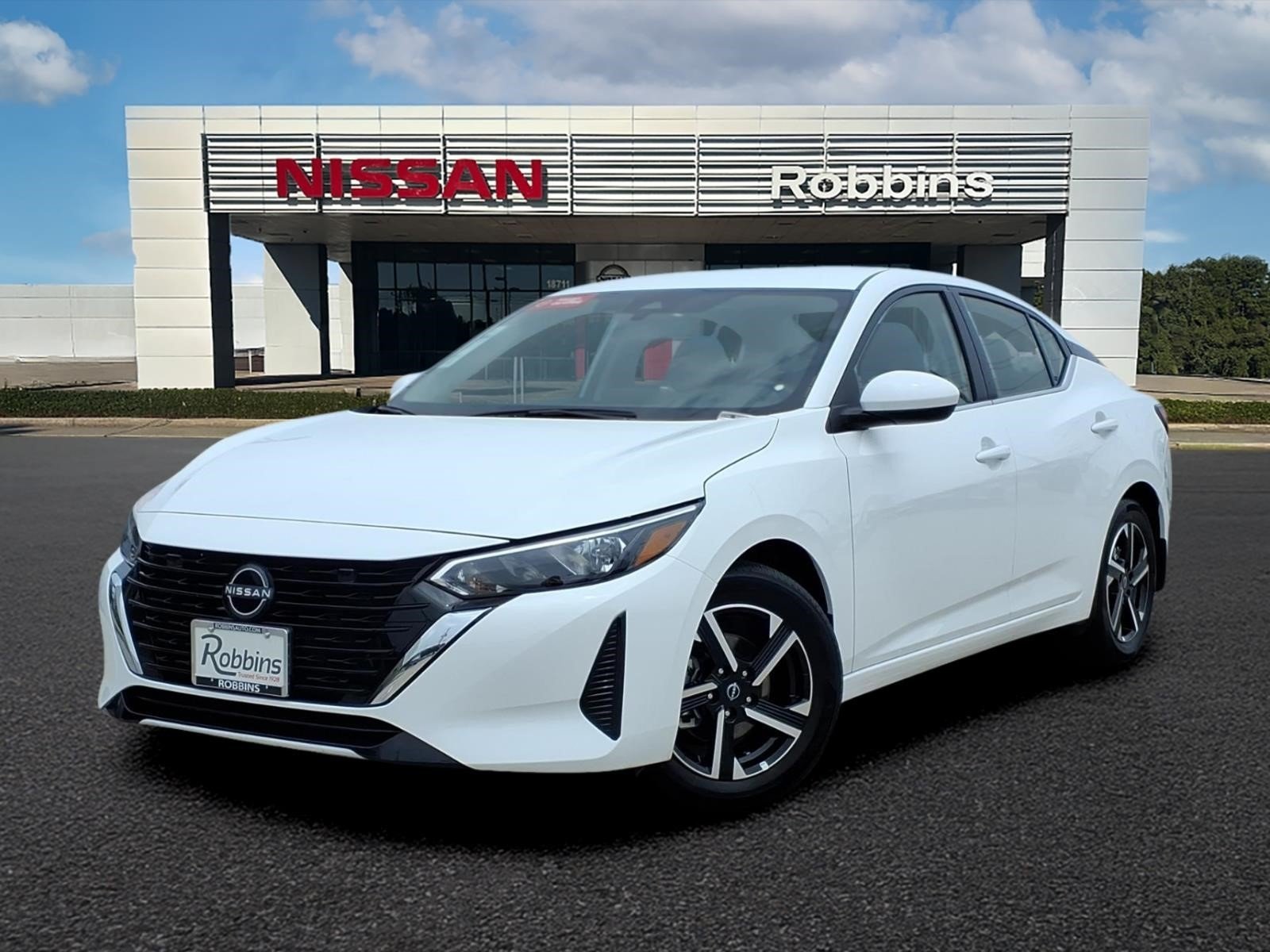 2025 Nissan Sentra SV White at Robbins Nissan