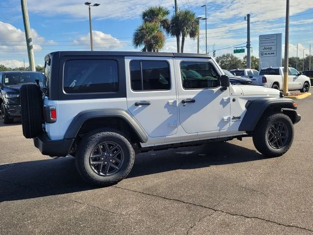 New 2026 Bright White Clear-Coat Exterior Paint Jeep Sport S image 7