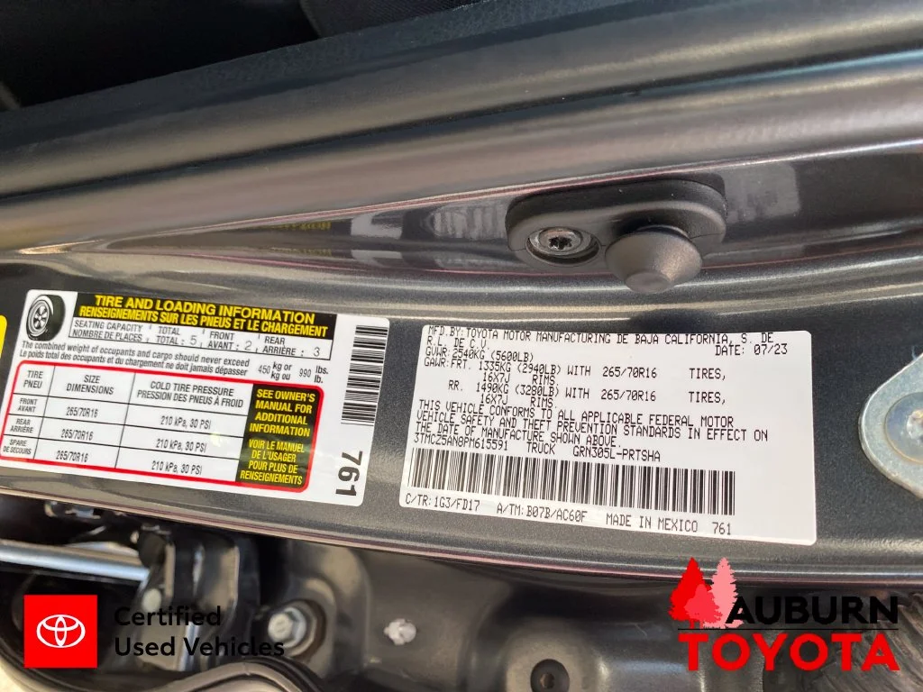 Certified Used 2023 Magnetic Gray Metallic Toyota TRD Off-Road image 25