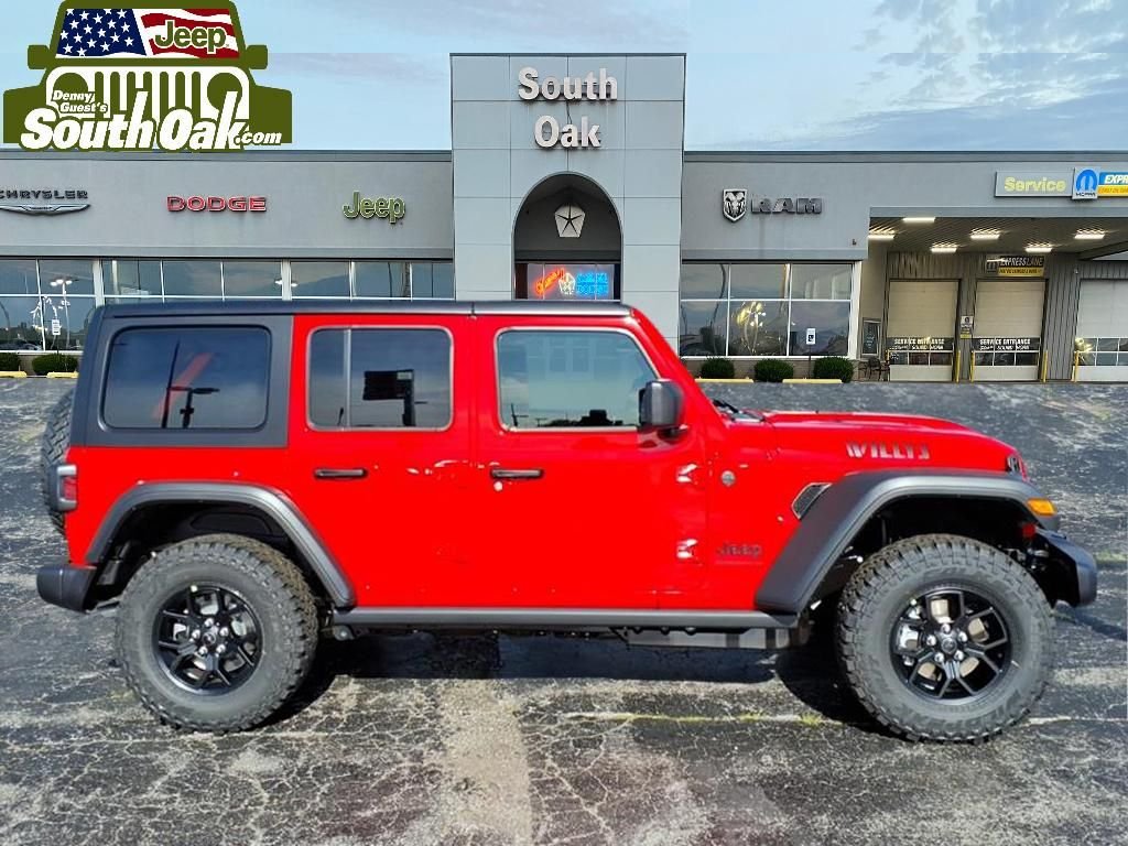 New 2026 Firecracker Red Clear-Coat Exterior Paint Jeep Willys image 2