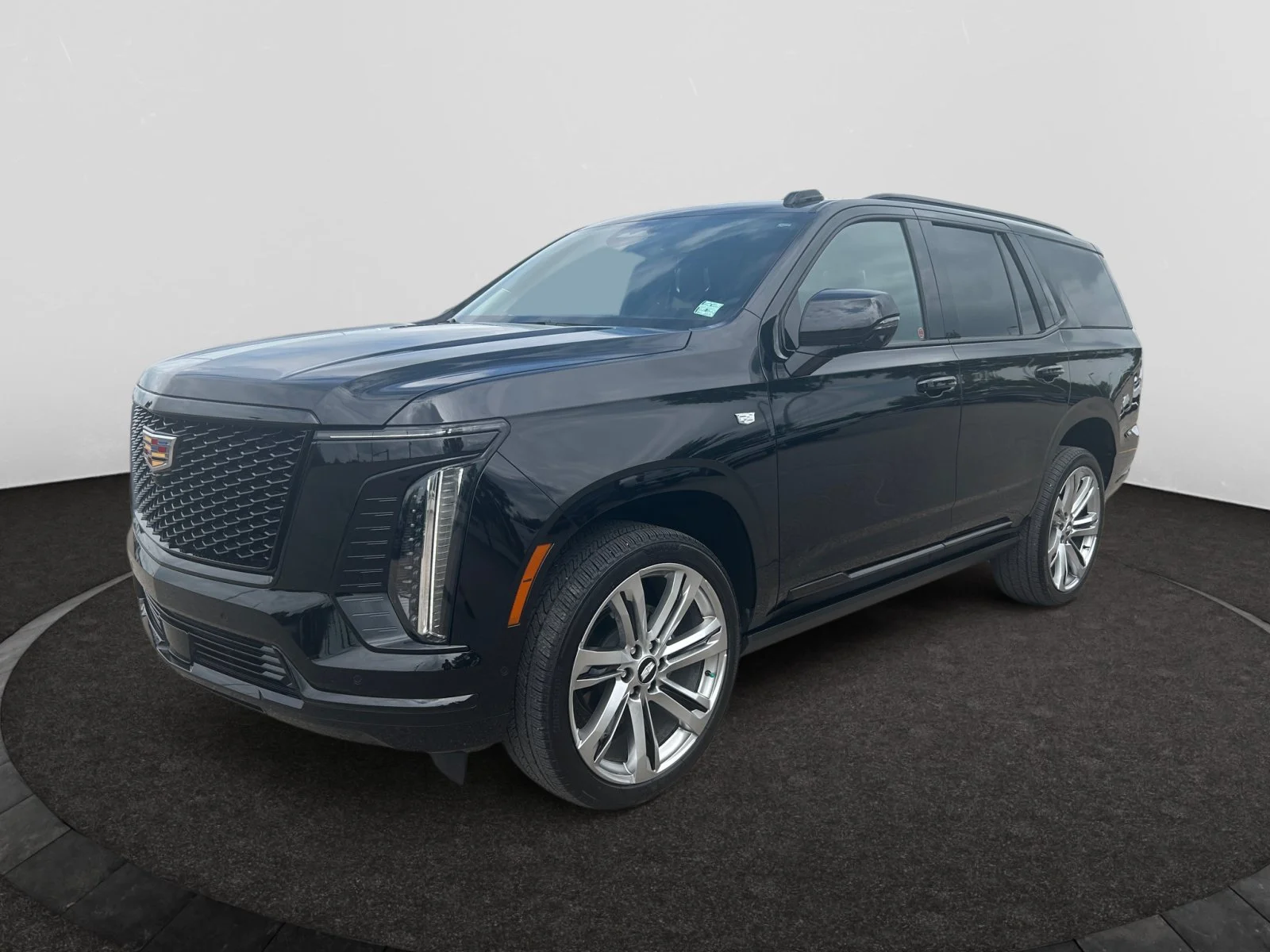 Used 2025 Black Raven Cadillac 4WD Sport Platinum Leather Sunroof Navigation 6.2L image 1