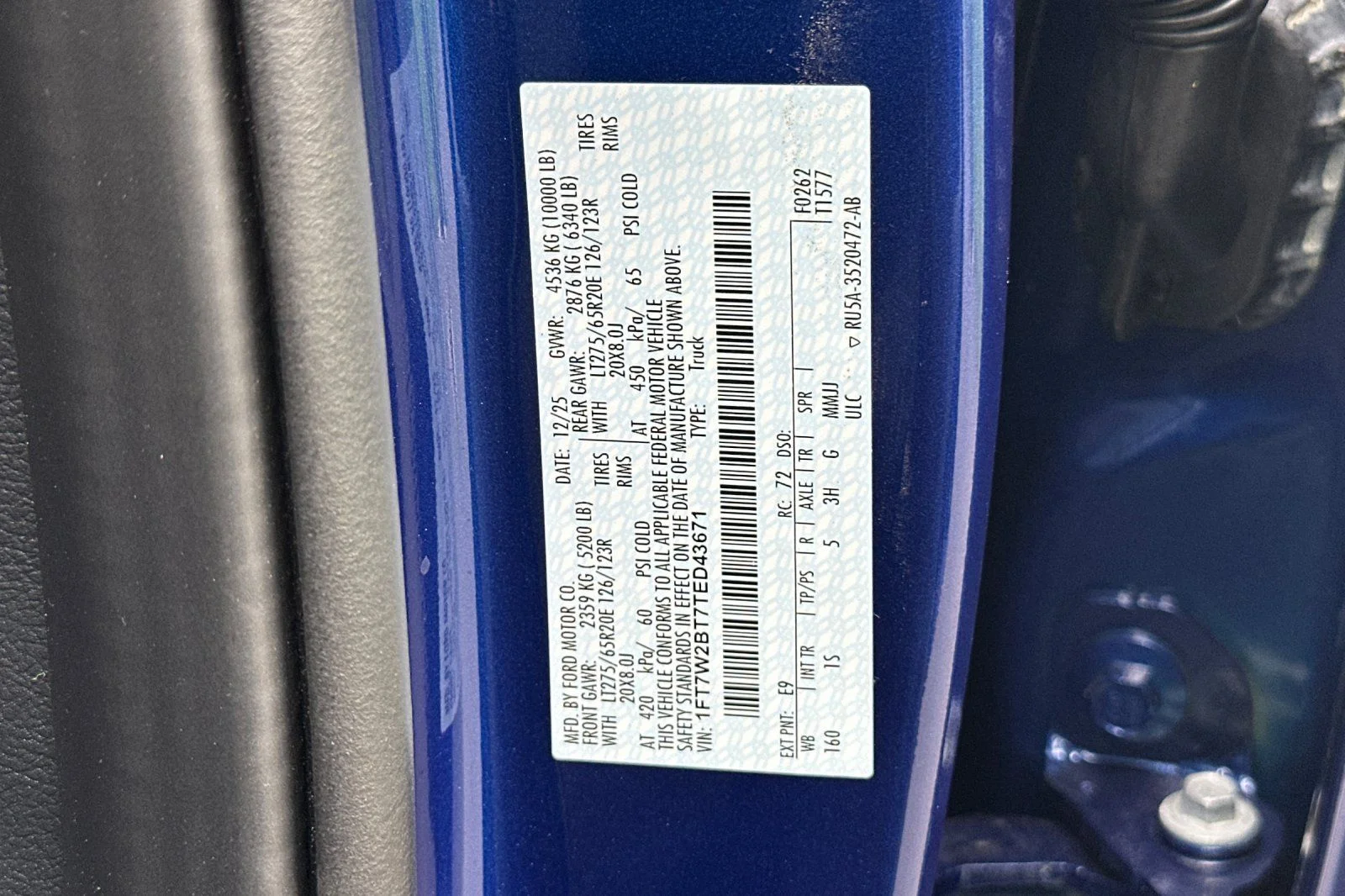 New 2026 Argon Blue Metallic Ford F-250® XL image 29