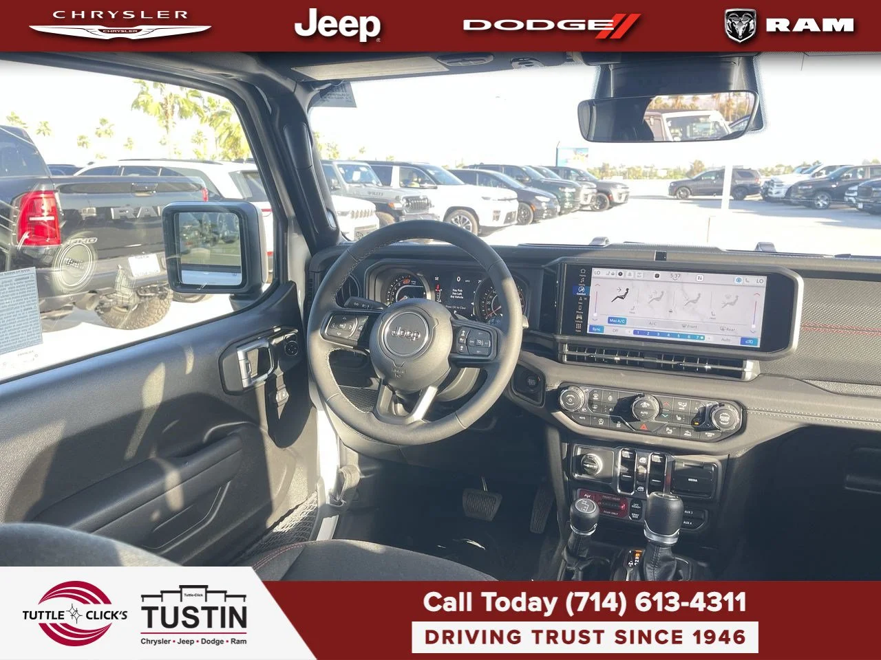 New 2027 Bright White Clear-Coat Paint Jeep Rubicon image 7