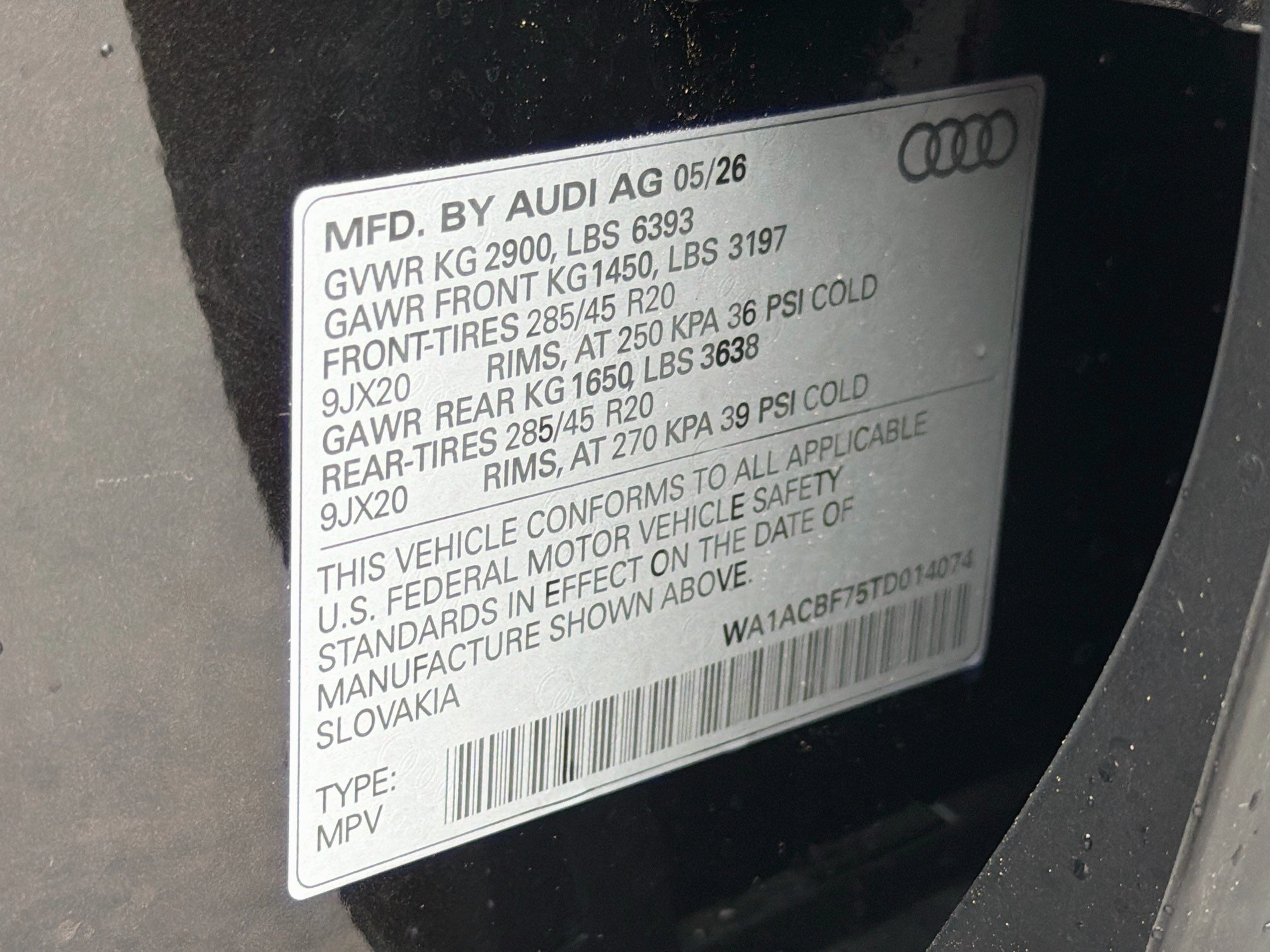 New 2026 Tamarind Brown Metallic Audi Premium image 43