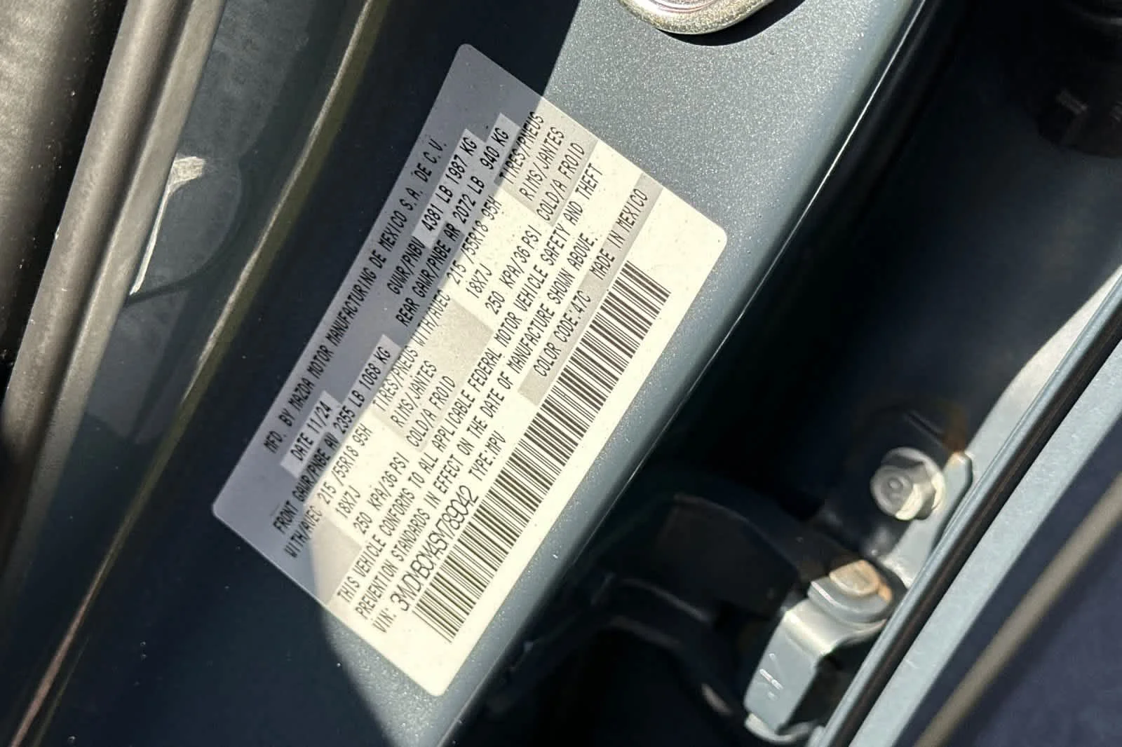 Certified Used 2025 Polymetal Gray Metallic Mazda 2.5 S Carbon Edition image 28