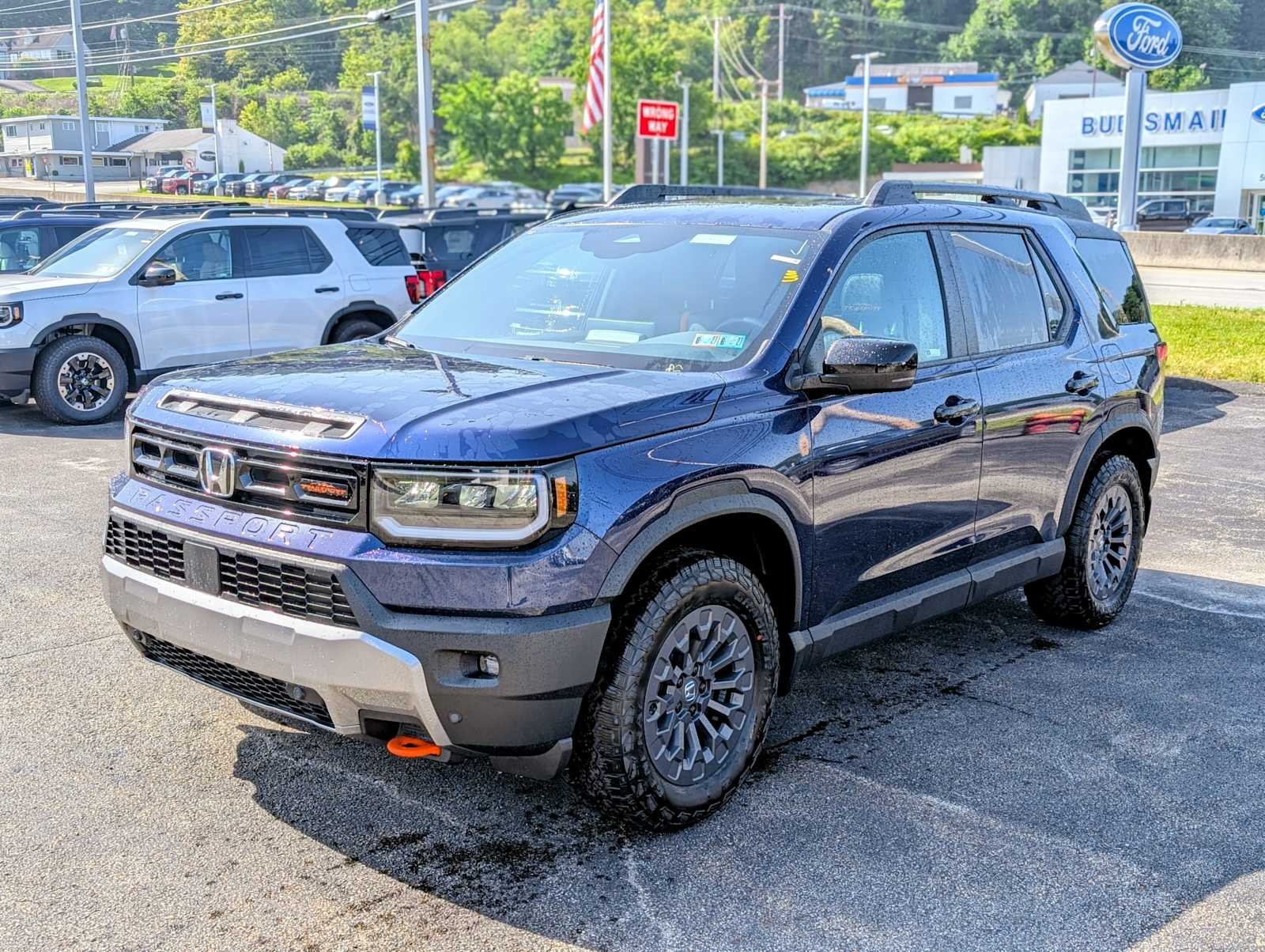 New 2026 Honda Passport TrailSport in Obsidian Blue Pearl