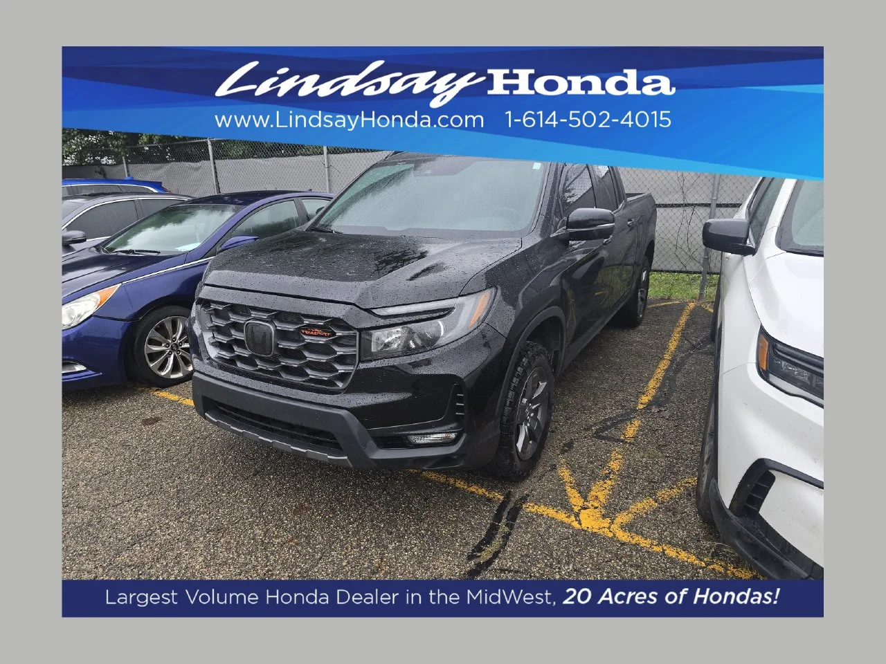 Used 2024 Crystal Black Pearl Honda TrailSport image 1
