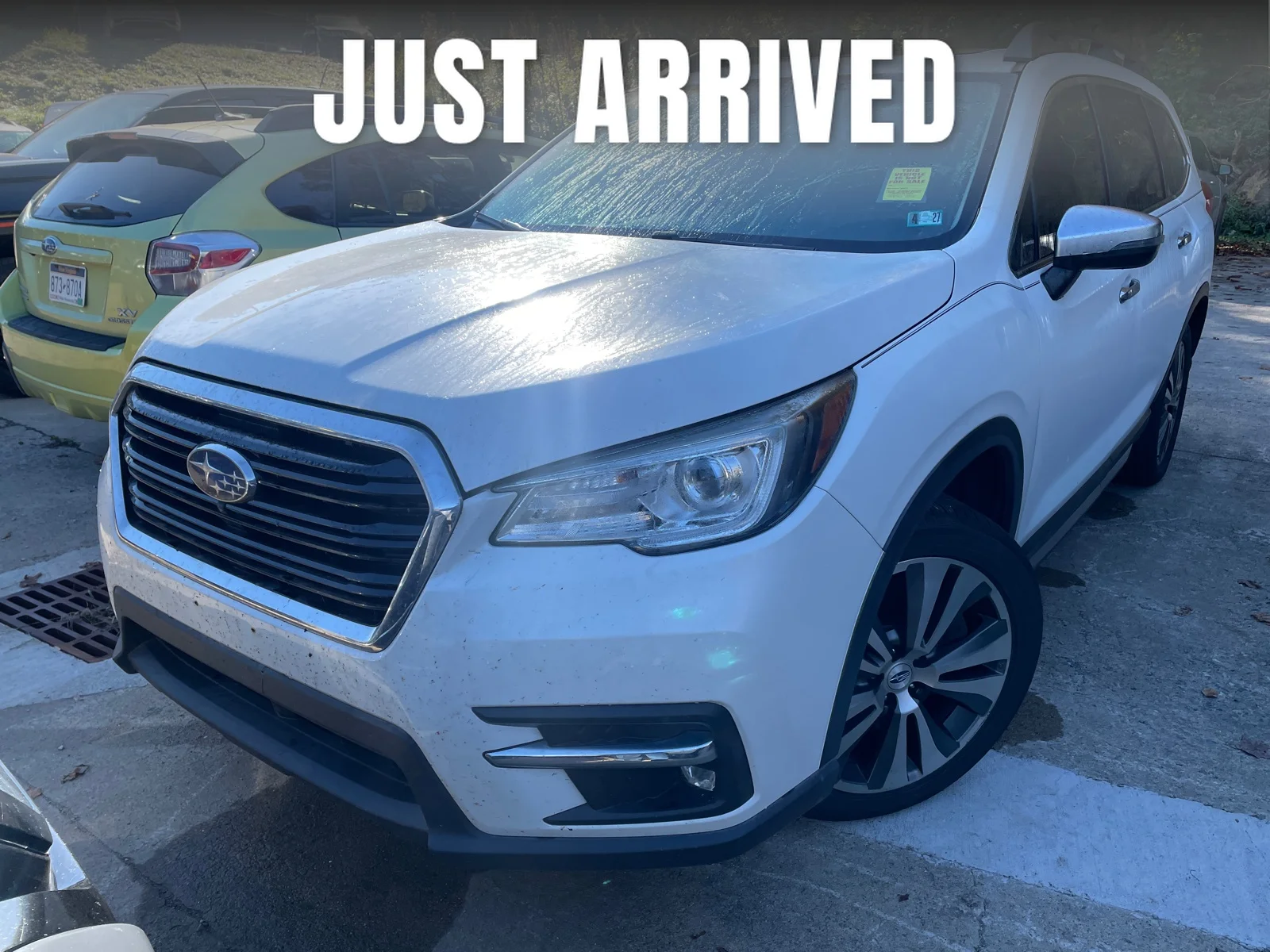 Used 2019 Crystal White Pearl Subaru Touring image 1