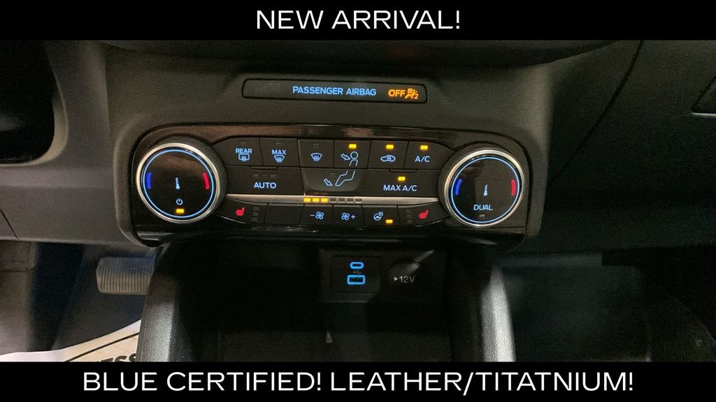Certified Used 2022 White Metallic Ford Titanium image 43