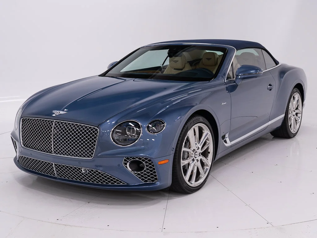 Certified Used 2023 Blue Crystal Bentley Azure Convertible image 10