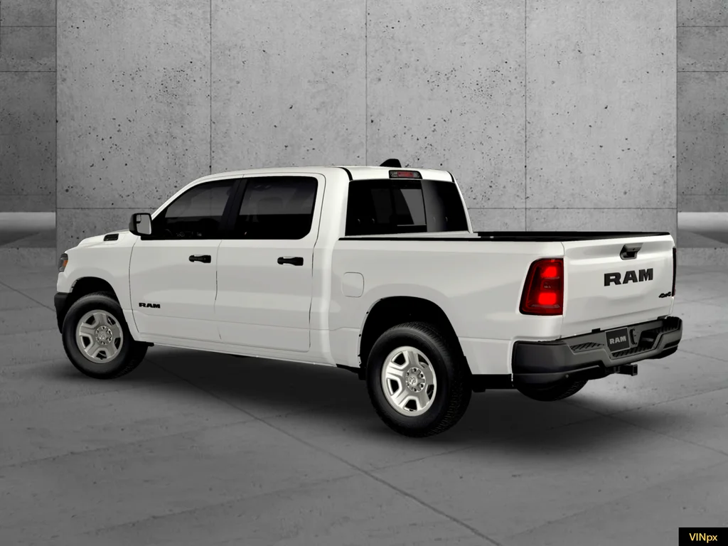 New 2026 Bright White Clear-Coat Exterior Paint RAM Tradesman image 3