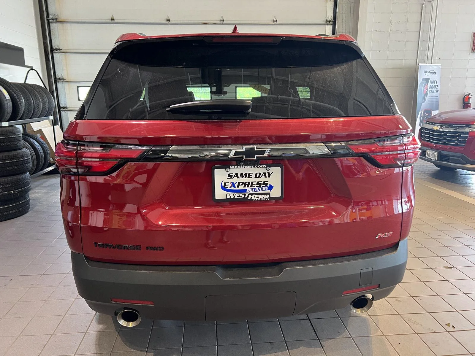Used 2023 Radiant Red Tintcoat Chevrolet RS image 8