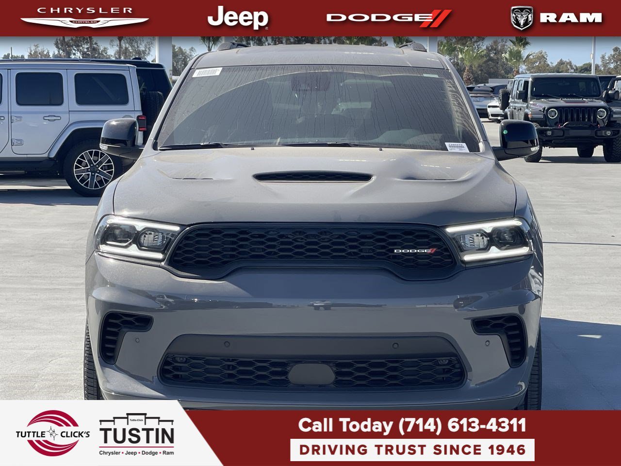 New 2026 Destroyer Gray Clear-Coat Exterior Paint Dodge GT Premium HEMI V8 image 2